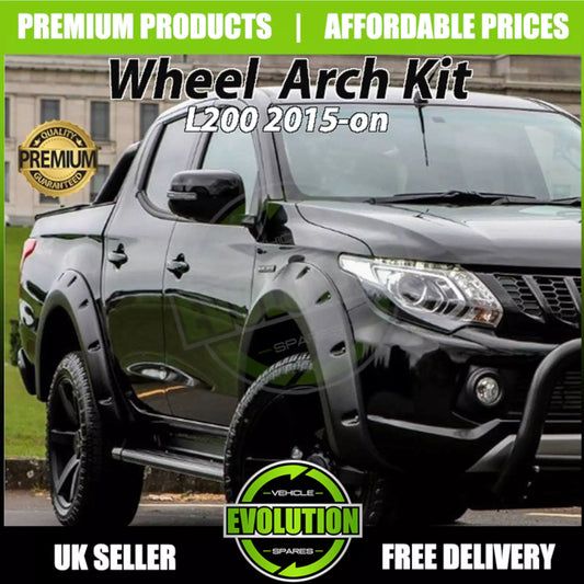 For Mitsubishi L200 Series 5 2015-19 Wide Wheel Arches Extensions Fender Flares