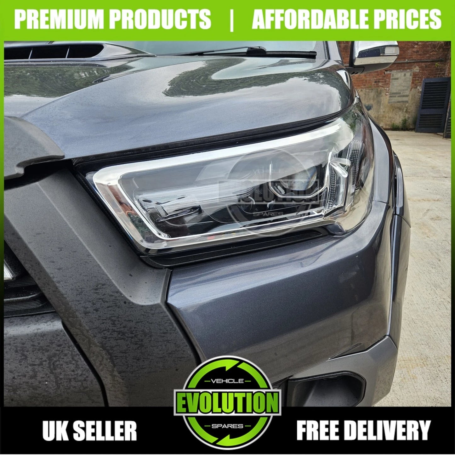 Headlight Headlamp LED DRL Passenger Left Replacement Toyota Hilux 2020-2024 on MK9