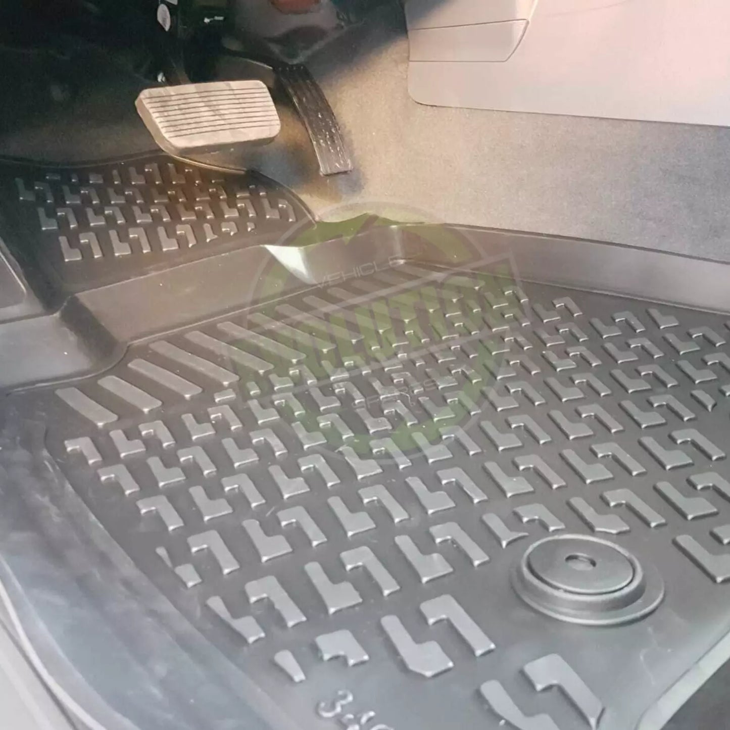 VW AMAROK Double Cab 2010-2016 Full Rubber Mat Set 3D Tailored Heavy Duty Mats