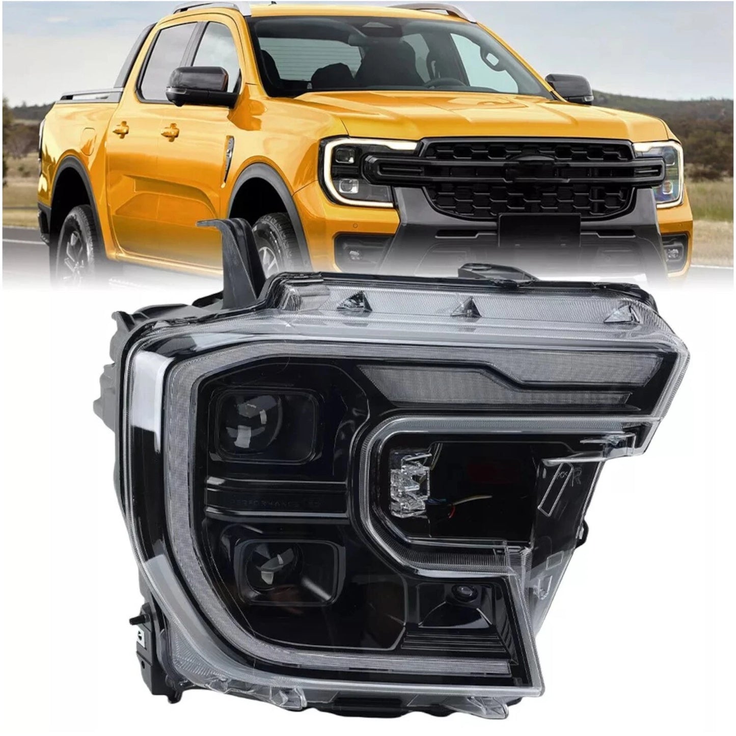 Drivers side Right LED Headlight For Ford Ranger T9 2022-2025 Front Light RH