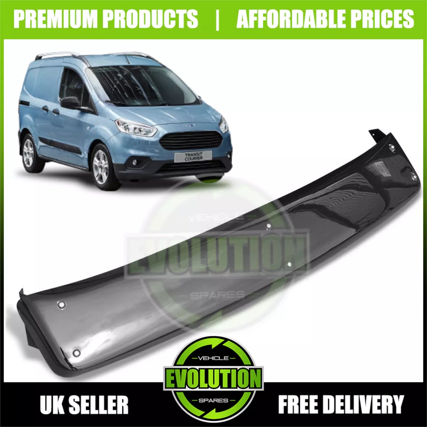 SUNVISOR DEFLECTOR WIND SUN VISOR PROTECTOR FITS Ford Transit Courier 2014 up