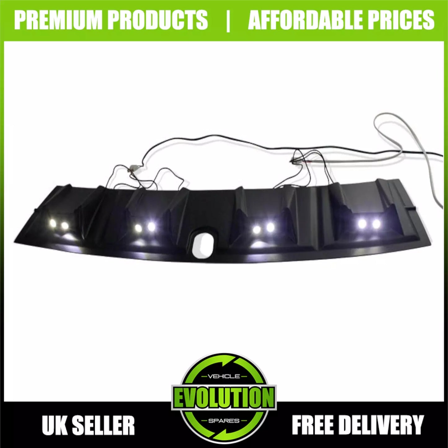 FOR MITSUBISHI L200 2019-2023 Roof Spoiler LED Light bar