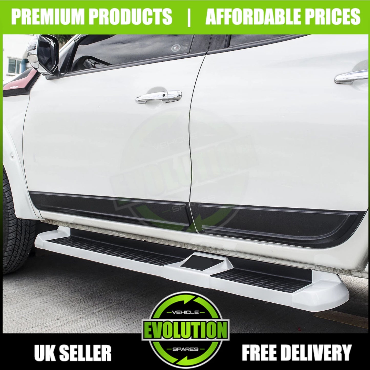 Mitsubishi L200 MK5 2015-2019 DOOR SMALL BODY CLADDING moulding Matte TRIM