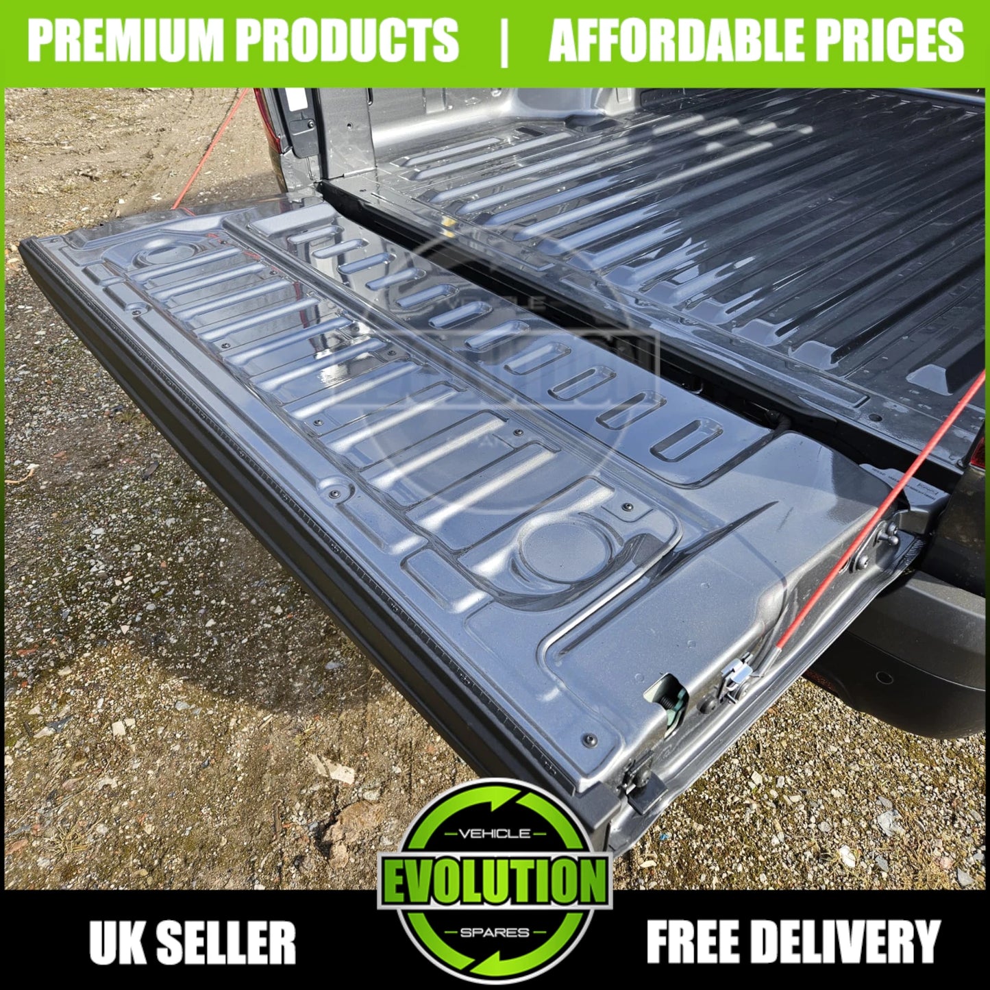 TAILGATE SEAT BENCH CHAIR CUP HOLDERS BED FOR TOYOTA HILUX 2016-2024