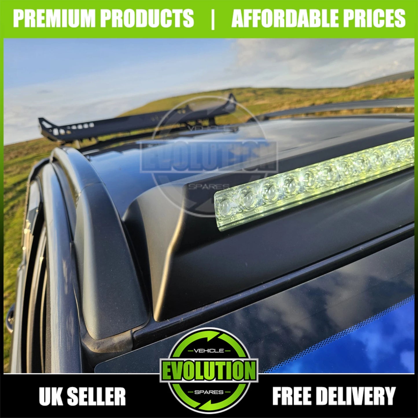 Roof Light Pod Bar LED Lamp off road spoiler fits Ford Ranger T6 T7 T8 2013-2022