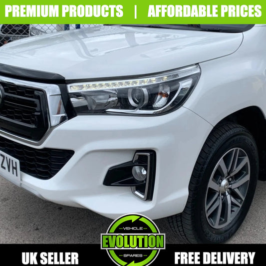 Headlight Headlamp LED DRL Passenger Left Replacement Toyota Hilux 2016-2020 MK8