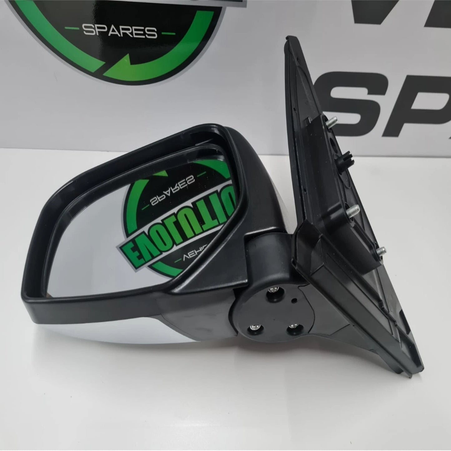 For Mitsubishi L200 Wing Door Mirror Pickup 2006-2016 Chrome Manual Passenger