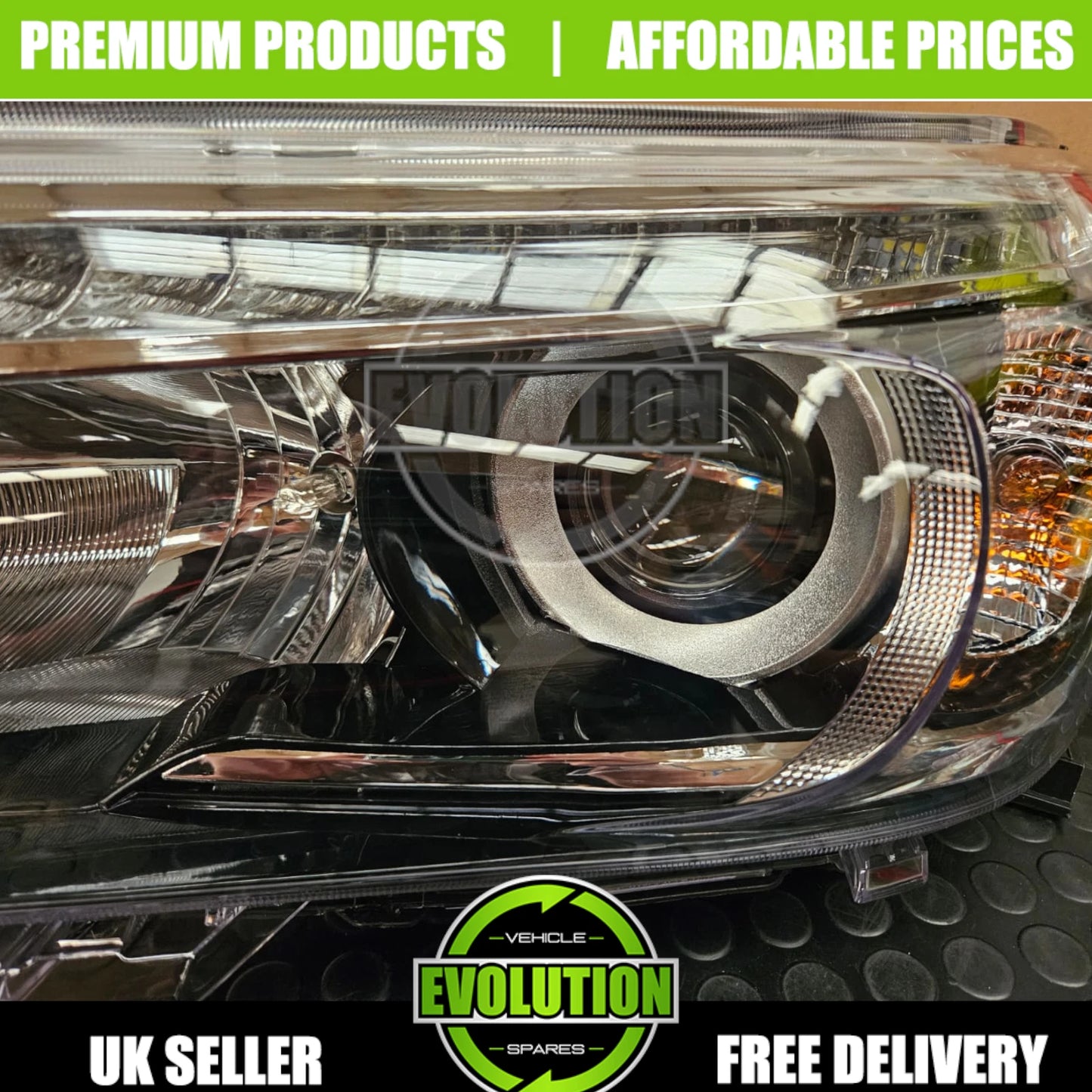 Headlight Headlamp LED DRL Passenger Left Replacement Toyota Hilux 2016-2020 MK8