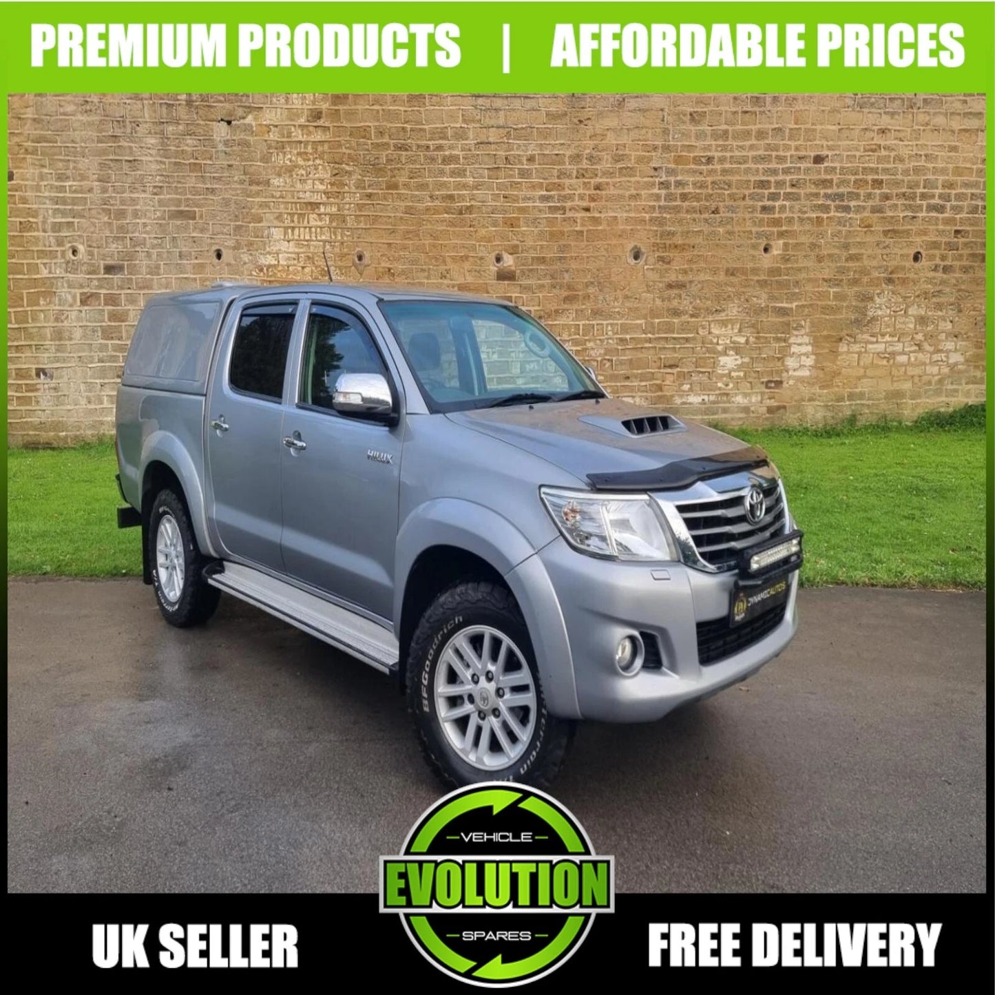 BONNET GUARD BUG DEFLECTOR PROTECTOR FITS Toyota Hilux 2012-2016 BRAND NEW