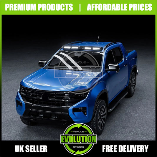 Gloss Black Roof Quad Light Pod Bar LED Lamp Fits Vw Amarok 2023 on