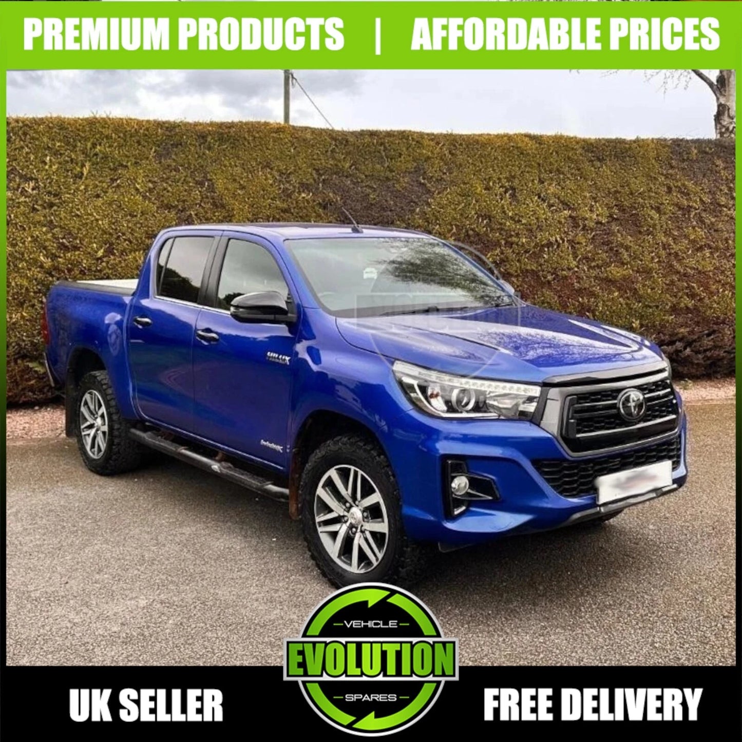 Toyota Hilux Revo Front Bumper & Grille Conversion Kit | 2016-2020 to  Invincible X Look