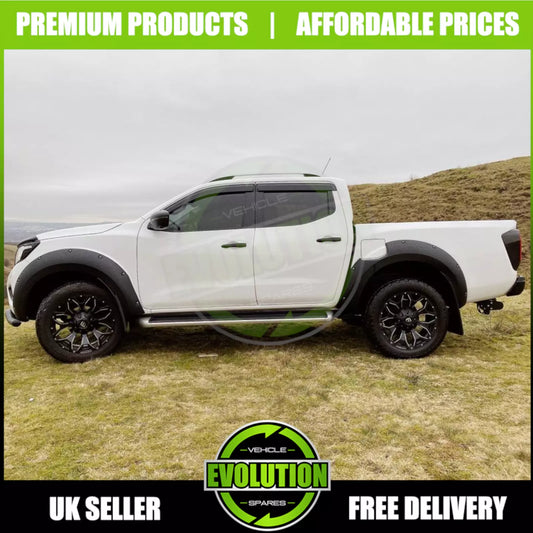 FITS Nissan Navara NP300 2016-2022 Wide Body Wheel Arches Fender Flares ADD BLUE
