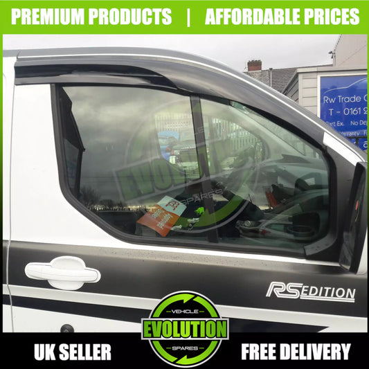 WIND DEFLECTORS RAIN SMOKE TO FIT FORD TRANSIT CUSTOM 2013 - 2022