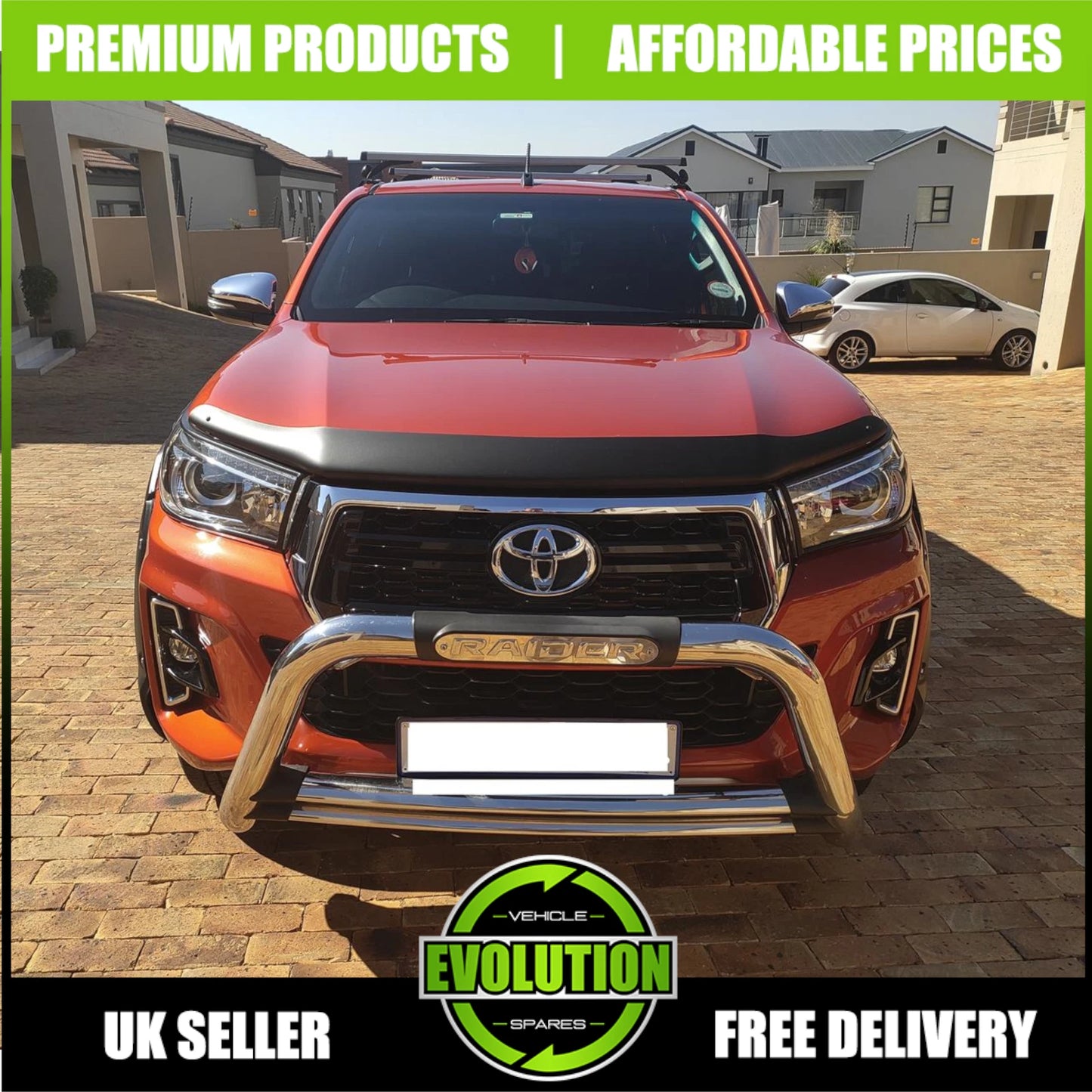 fits TOYOTA HILUX 2019-2024 Wide Wheel Arches Arche Fender Flares - Matte Black