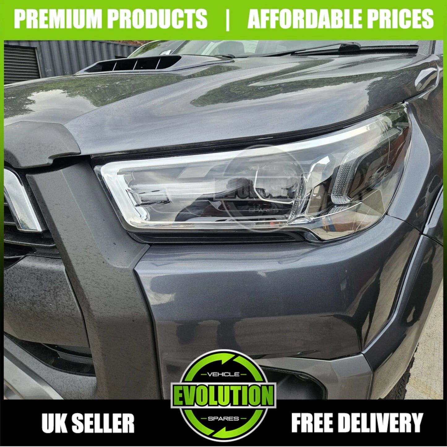 Headlight Headlamp Set Pair LED DRL Replacement Toyota Hilux 2020 on MK9