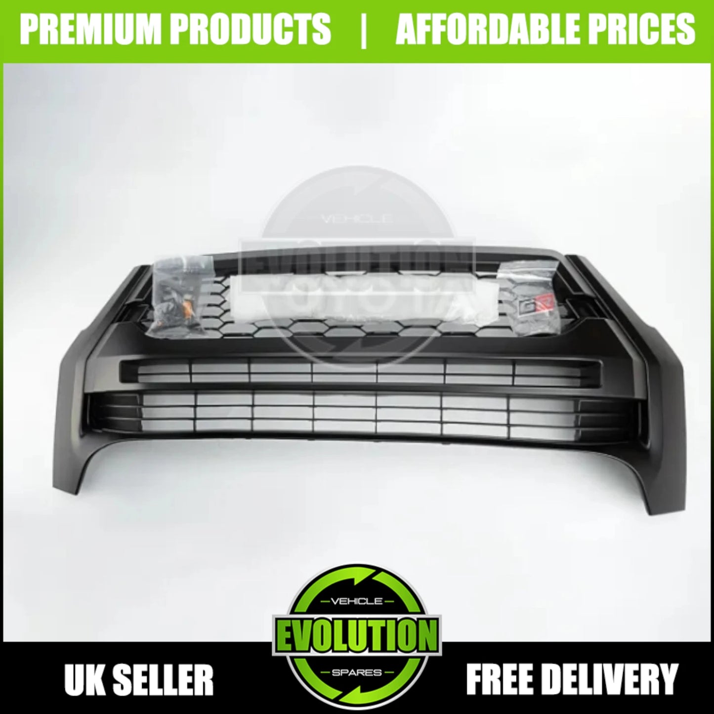 FRONT GRILLE GRILL GR SPORT SYLE MATTE FITS TOYOTA HILUX INVINCIBLE 2020-2025