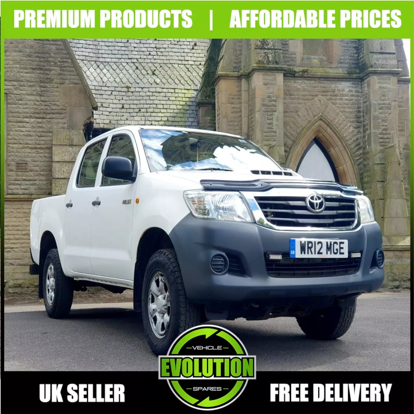 BONNET GUARD BUG DEFLECTOR PROTECTOR FITS Toyota Hilux 2012-2016 BRAND NEW