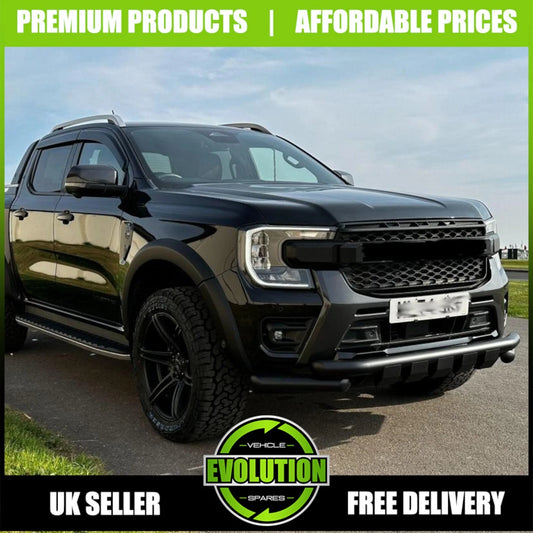 MATTE BLACK HONEYCOMB LOOK FRONT GRILLE GRILL FOR FORD RANGER T9 WILDTRAK 2023+