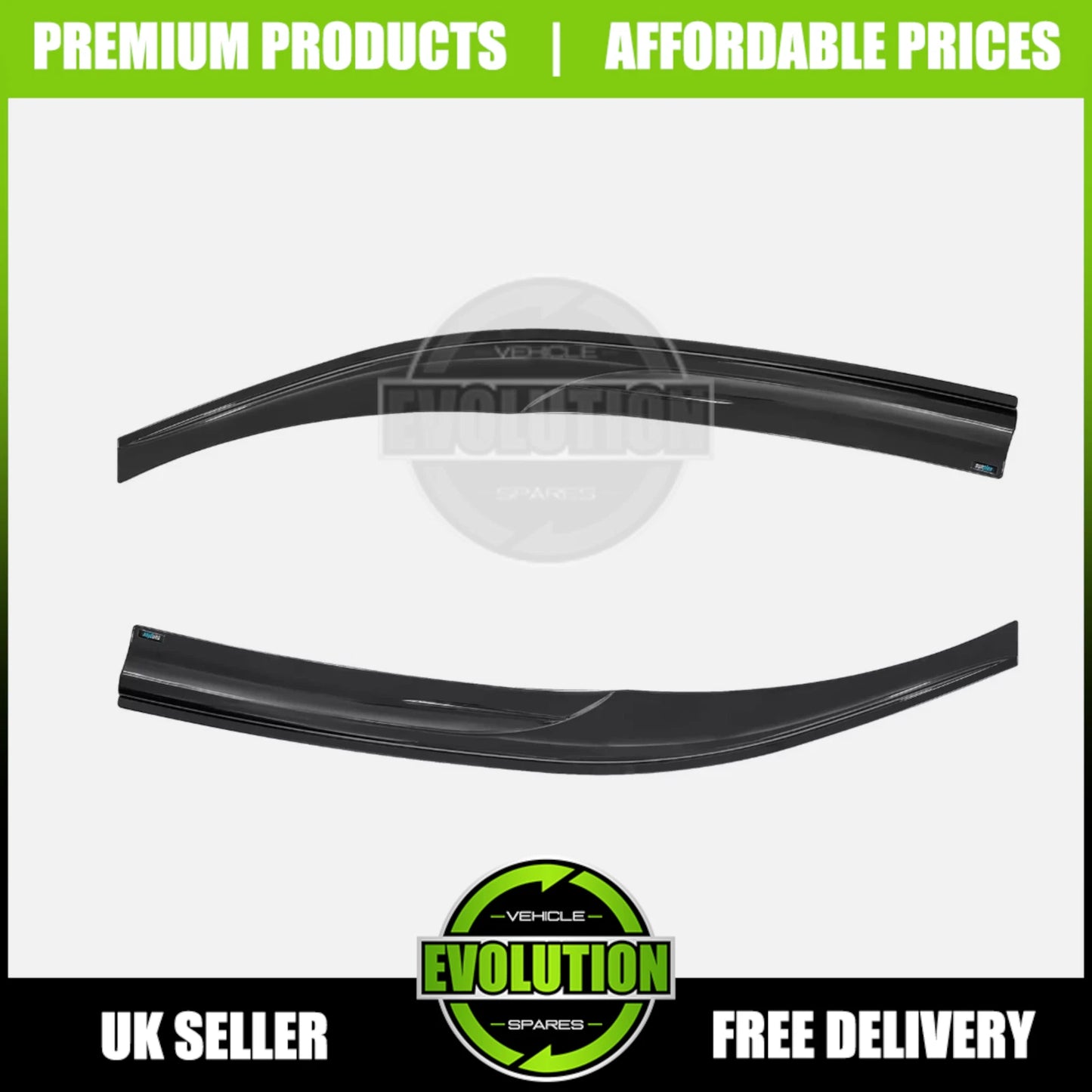 WIND RAIN SUN SMOKE GUARD DEFLECTORS TO FIT FORD TRANSIT FRONT MK6 MK7 2000-2013WIND RAIN SUN SMOKE GUARD DEFLECTORS TO FIT FORD TRANSIT FRONT MK6 MK7 2000-2013