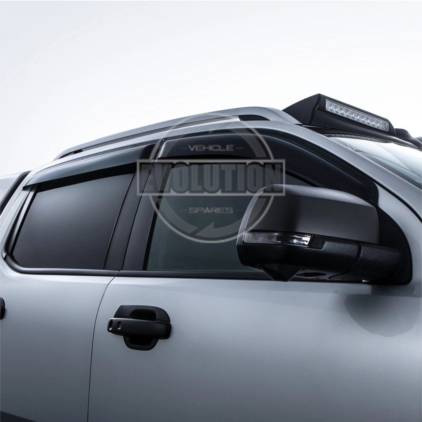 Ford Ranger T6 T7 T8 (2012-2022) Wind Deflectors | Rain Guards Visors | Stick-On