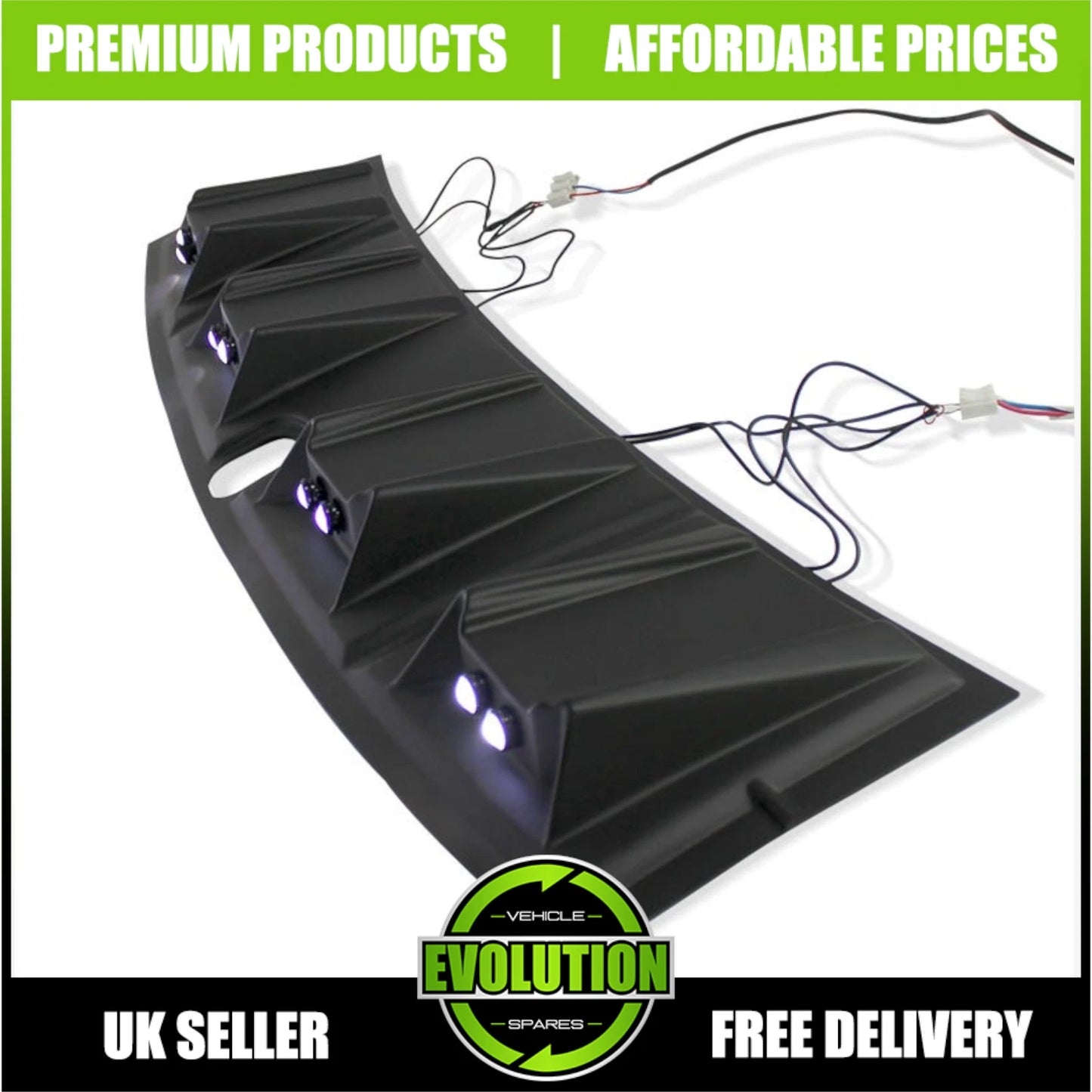 FOR MITSUBISHI L200 2019-2023 Roof Spoiler LED Light bar