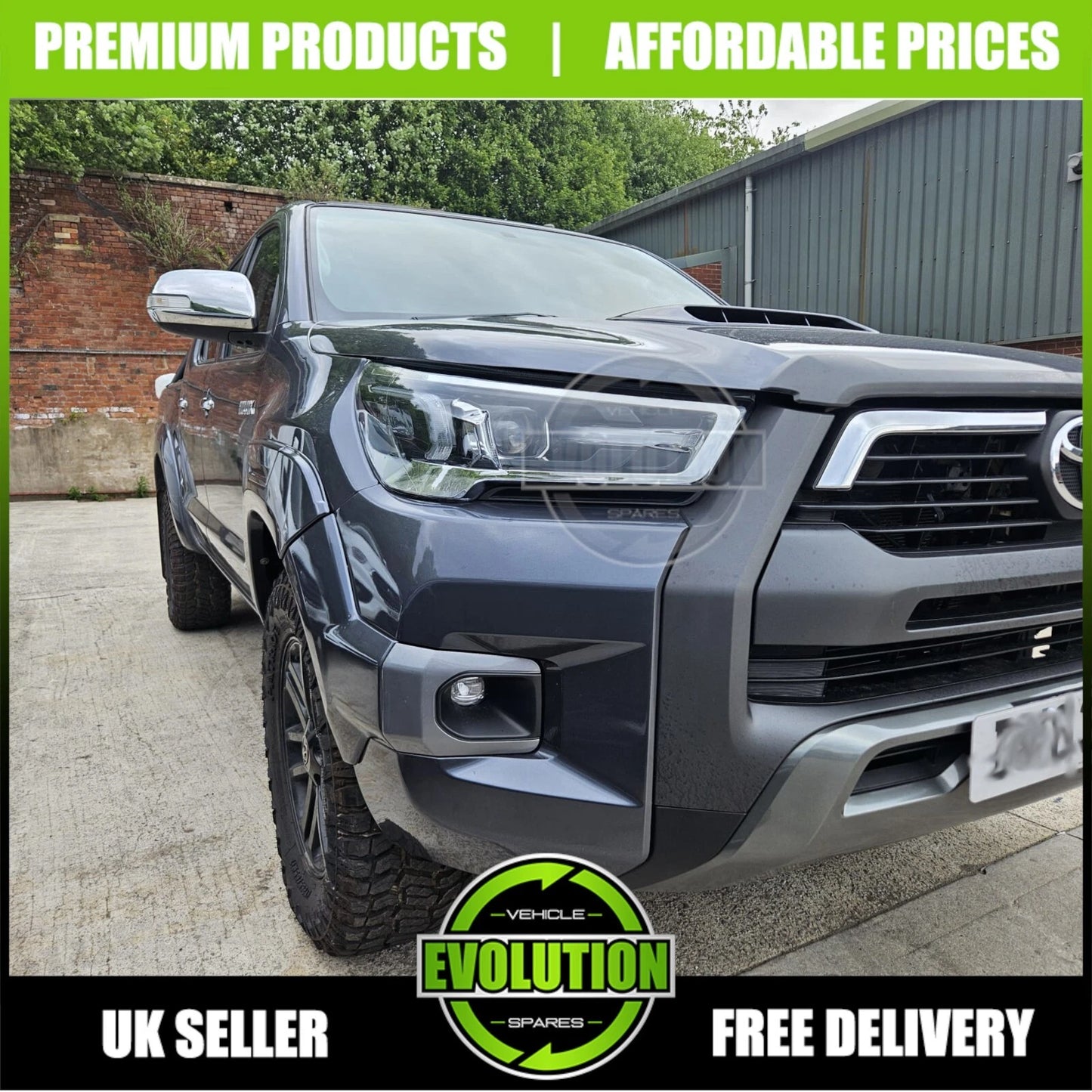 Headlight Headlamp LED DRL Drivers Right Replacement Toyota Hilux 2020-2024 MK9