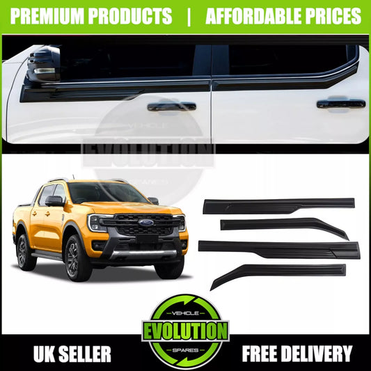 DOOR CLADDING MOULDING TRIM PROTECTION BODY KIT FOR FORD RANGER T9 2023-