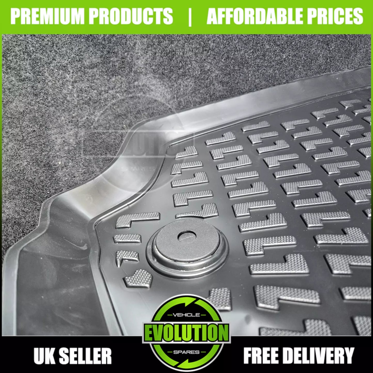 Rubber Floor mats Heavy Duty Tailored Mud Mat FITS VW Amarok 2023-2025