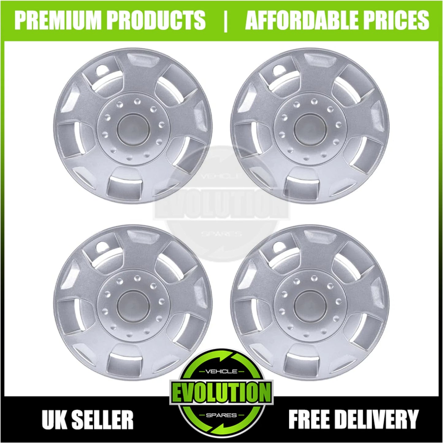 New It's free to sell on eBay Excludes Vehicles and business sellers Sell one like this  Share 16" WHEEL TRIMS HUB CAPS COVERS RIMS FITS FORD TRANSIT VAN 2000-2013 MK6 MK7