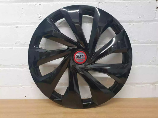 15" WHEEL TRIMS TO FIT FORD TRANSIT 2006-2012 4 HUB CAPS GLOSS BLACK