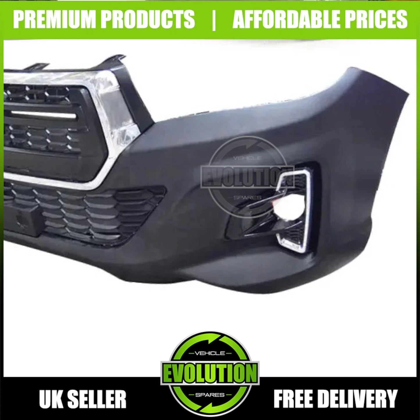 FACELIFT UPGRADE CONVERSION BODY KIT GRILLE FRONT BUMPER TOYOTA HILUX REVO  2016-2020