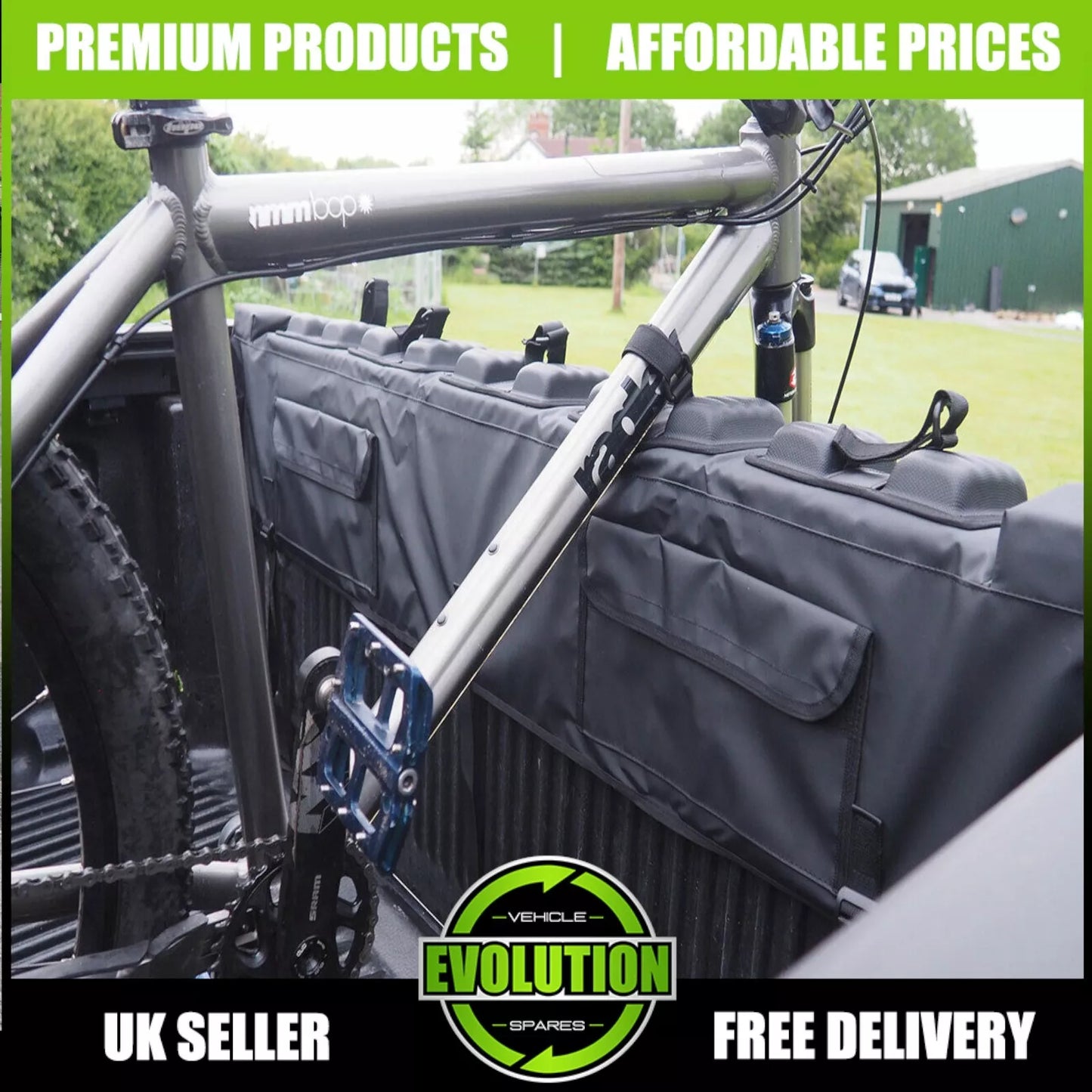 Pickup Truck Tailgate Bike Pad Carrier To Fit VW Amarok all year models