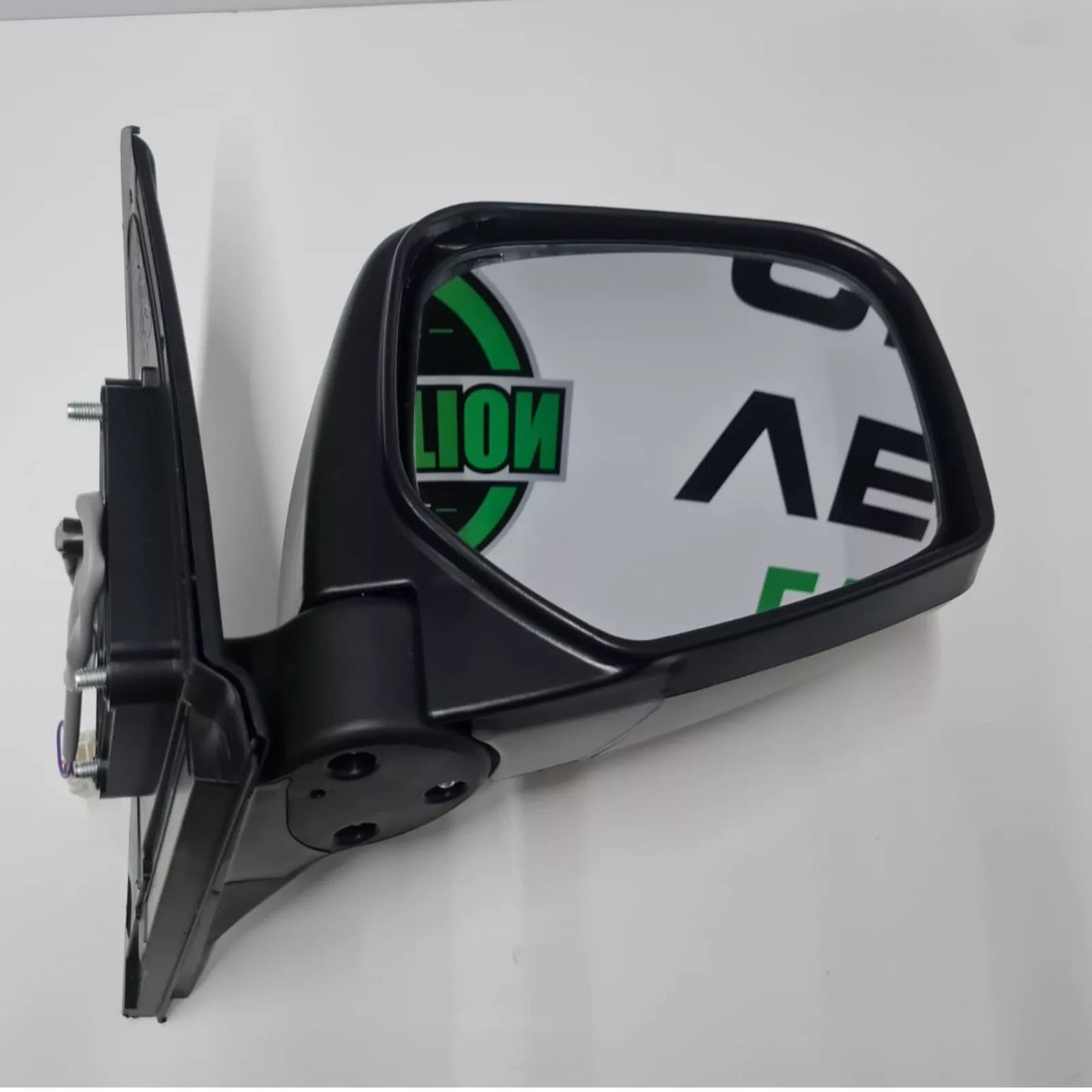 For Mitsubishi L200 Wing Door Mirror Pickup 2006-15 Black Electric Drivers Side