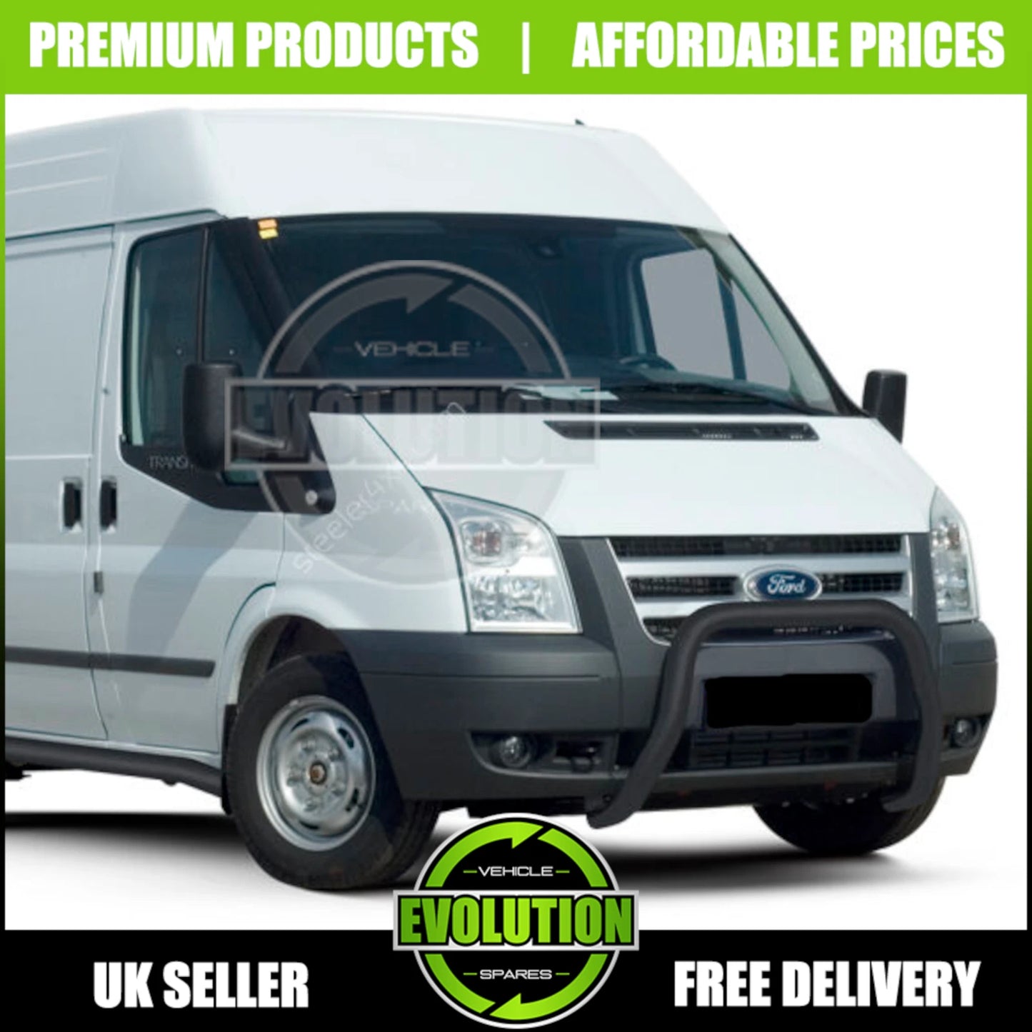 New It's free to sell on eBay Excludes Vehicles and business sellers Sell one like this  Share BLACK AXLE NUDGE A-BAR, BULL BAR GLOSS GUARD TO FIT FORD TRANSIT MK7 2007 - 2013