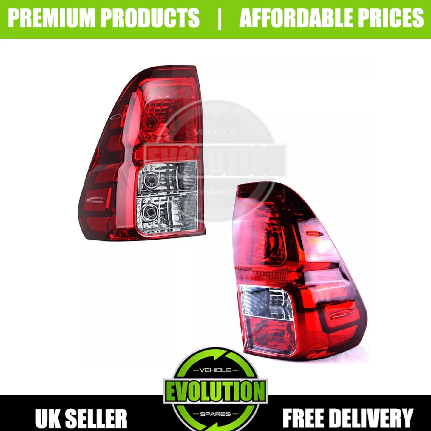 Rear Lights Tail Lamp Pair Right & Left back light For Toyota Hilux 2016-2020