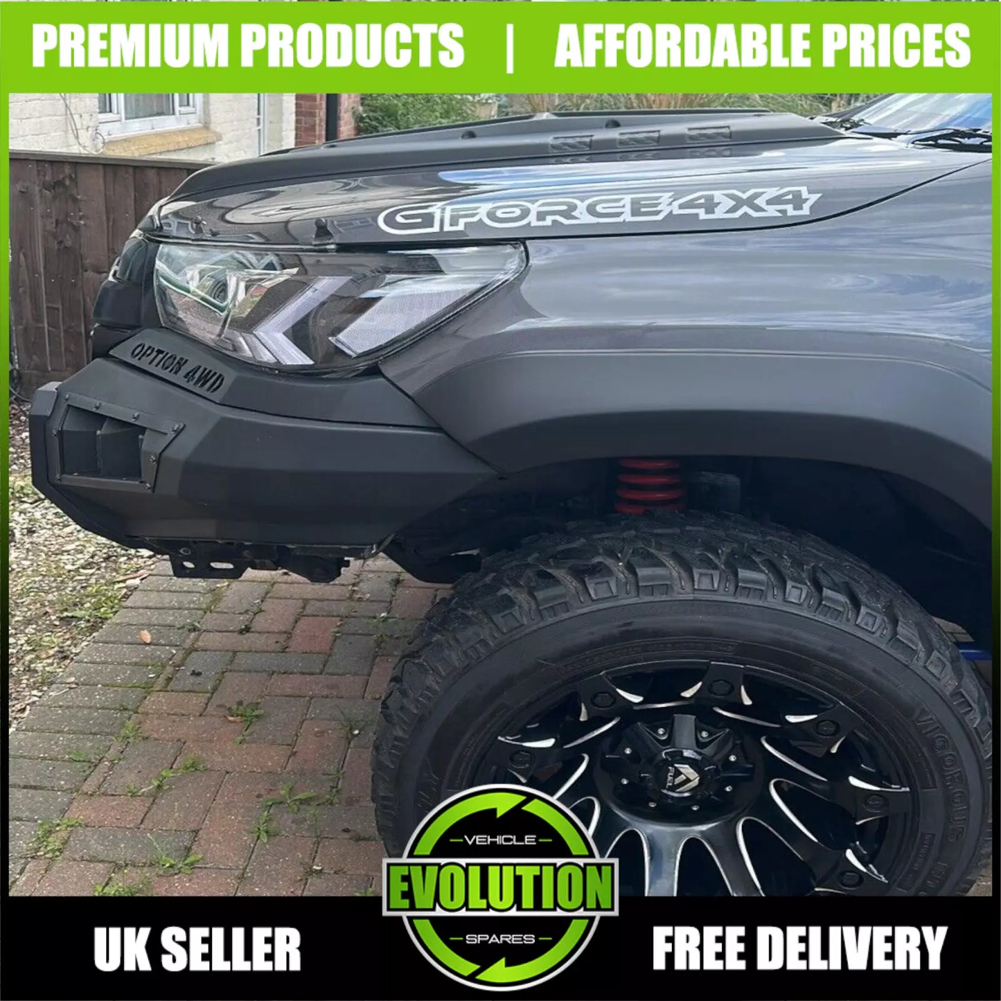 FITS TOYOTA HILUX Bonnet Scoop Grill Vent Hood Cover 2016-2020