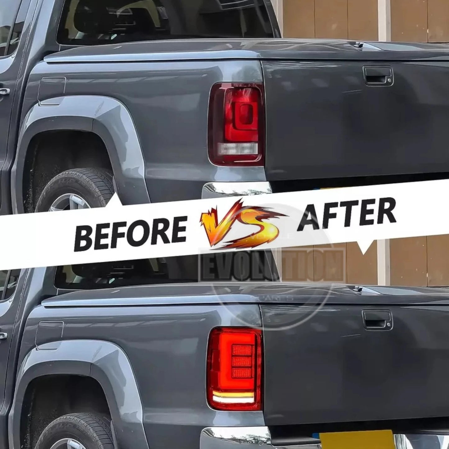 REAR LIGHTS LED BACK TAIL LAMPS DRL UPGRADE FITS VW AMAROK 2010-2016