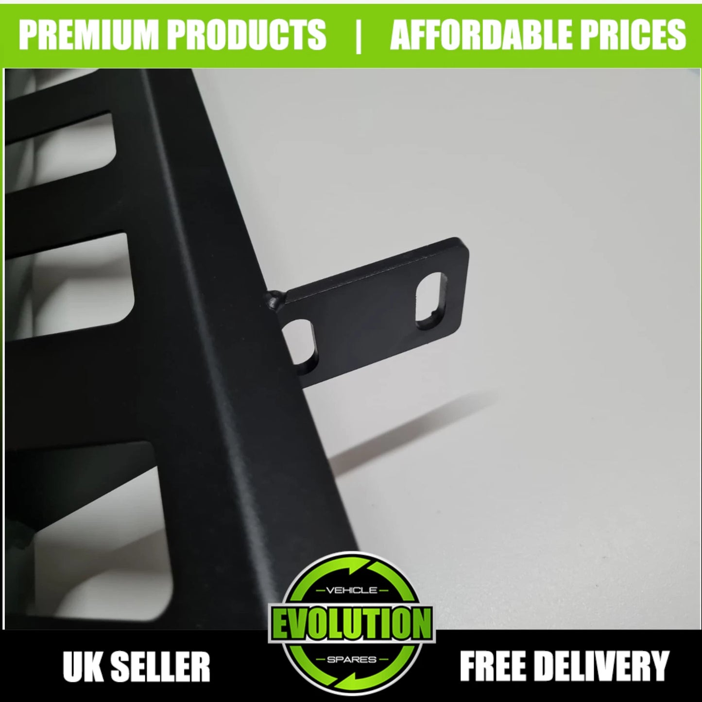 BLACK NUDGE A-BAR BULL BAR GUARD CITY AXLE TO FIT VW AMAROK 2010-2016