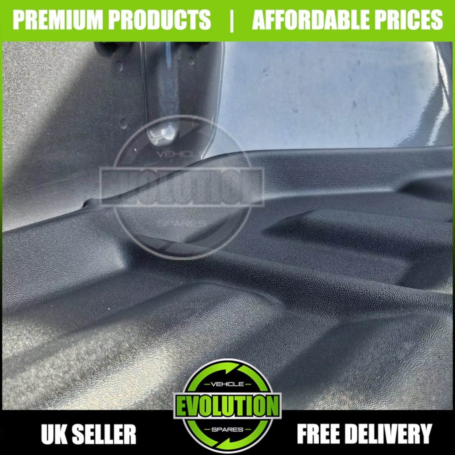 BLACK HEAVY DUTY RUBBER PICKUP TRUCK LOAD BED MAT LINER FOR VW AMAROK 2023+