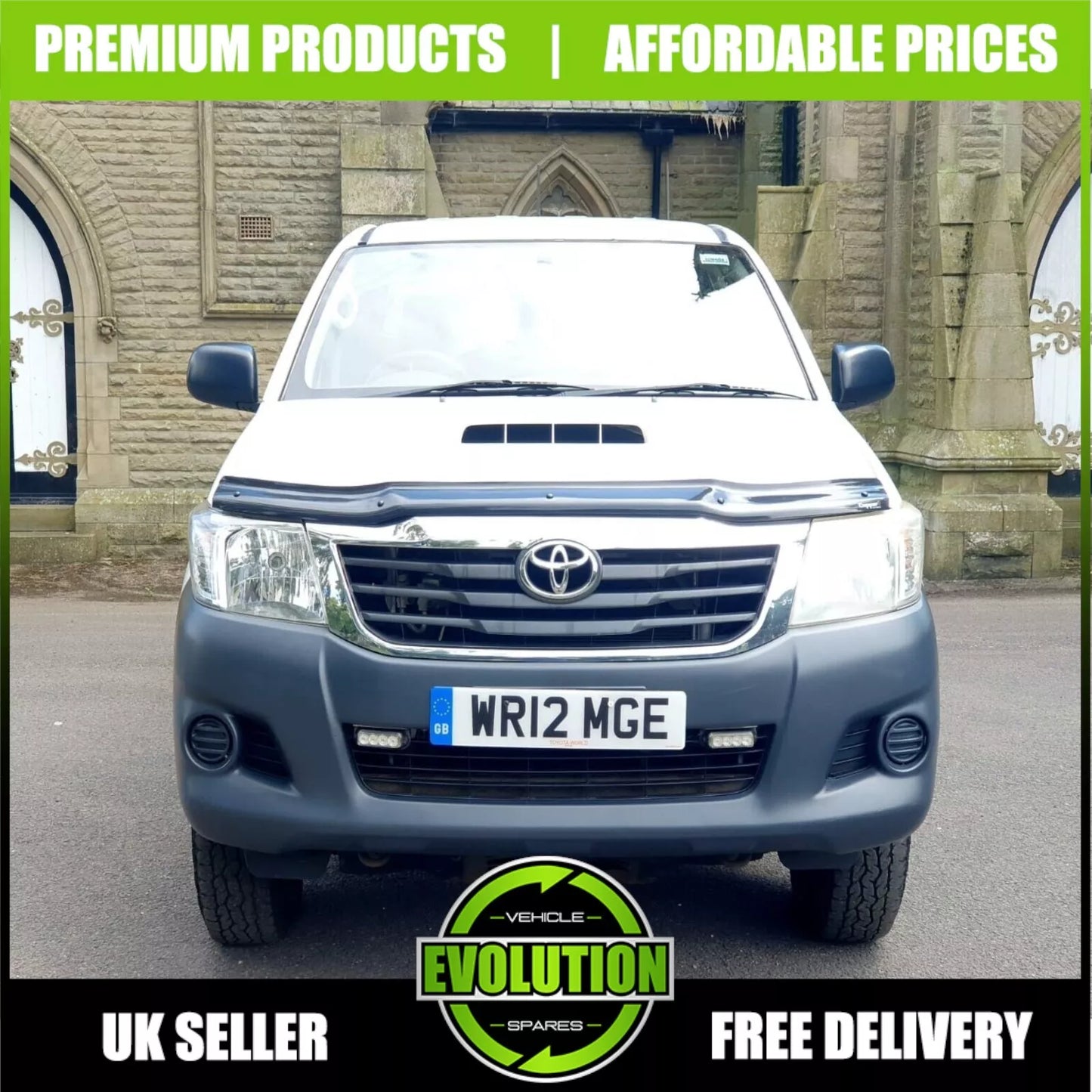 BONNET GUARD BUG DEFLECTOR PROTECTOR FITS Toyota Hilux 2012-2016 BRAND NEW