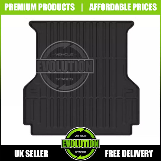 BLACK HEAVY DUTY RUBBER PICKUP TRUCK LOAD BED MAT LINER FOR VW AMAROK 2023+