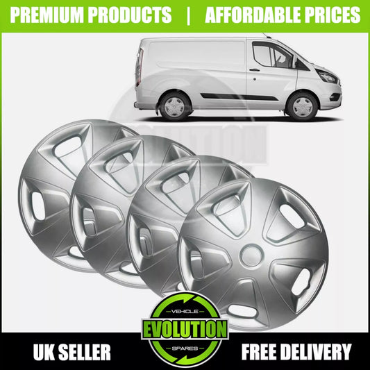 16" WHEEL TRIMS HUB CAPS COVERS RIMS FITS FORD TRANSIT CUSTOM SET 2012 - 2025