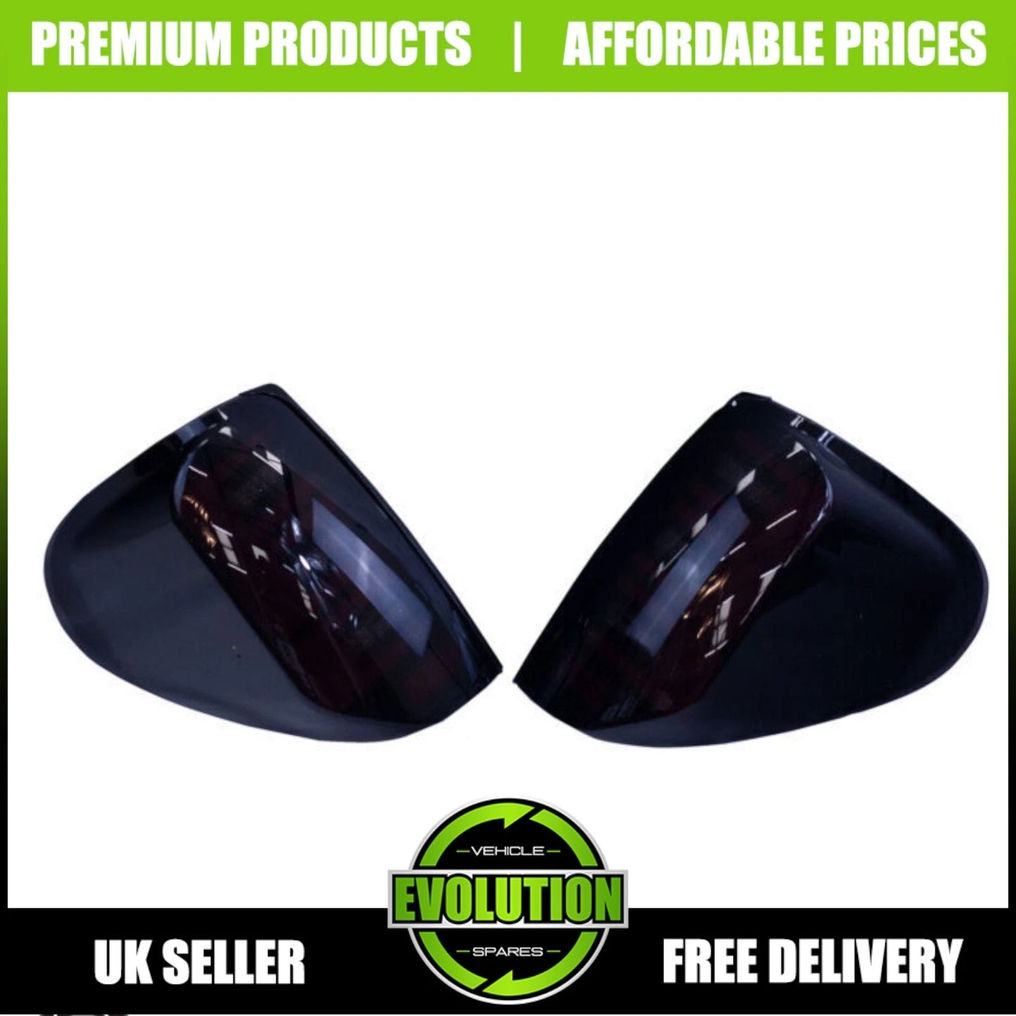 LED Rear back Lights For Mitsubishi L200 2005-14 Smoked black back light