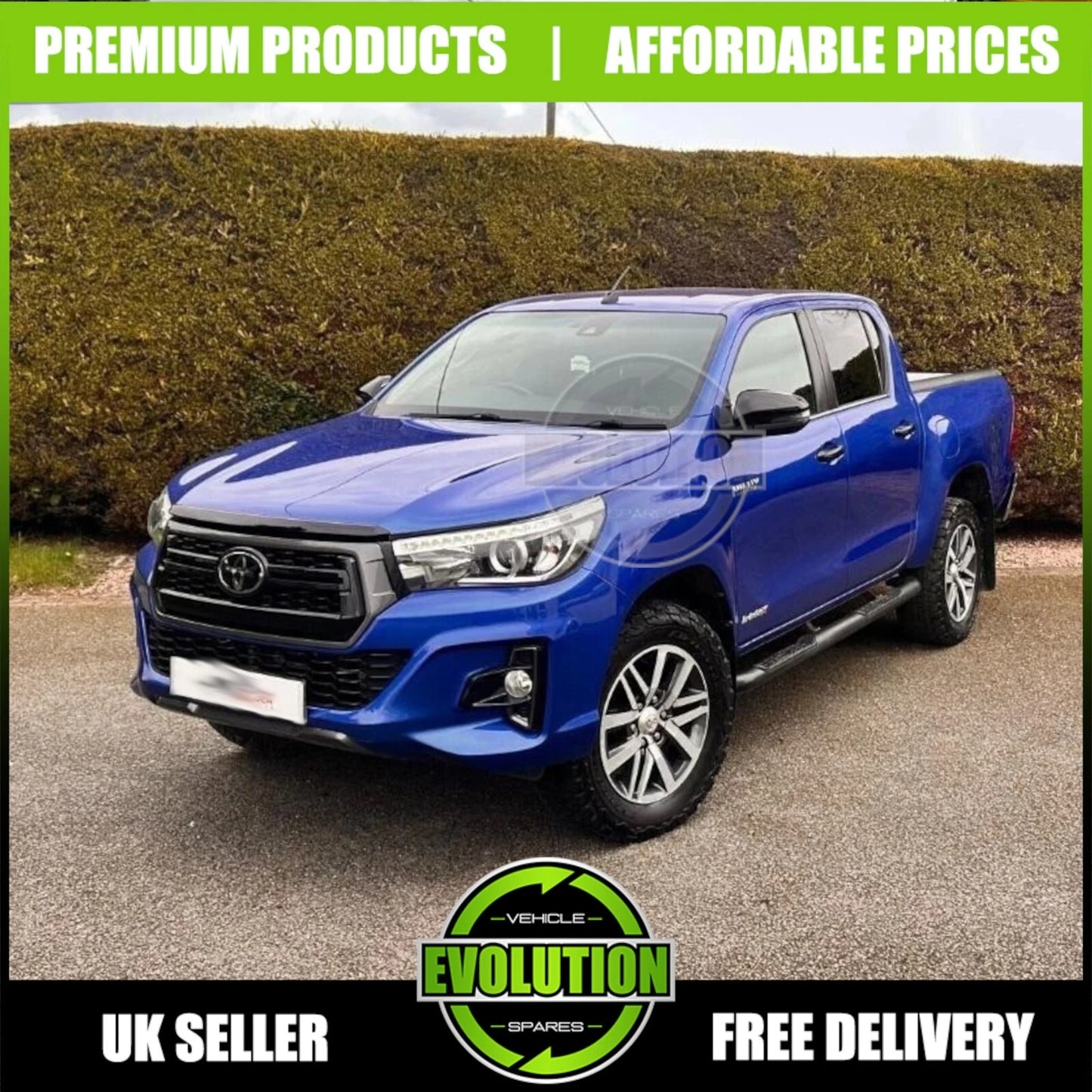 FACELIFT UPGRADE CONVERSION BODY KIT GRILLE FRONT BUMPER TOYOTA HILUX REVO  2016-2020