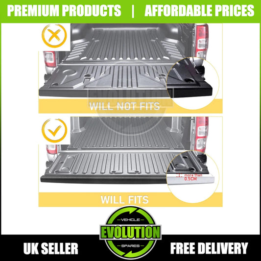 Rear Tailgate Liner Load Bed Trim Protector For Toyota Hilux 2020 on Mk9