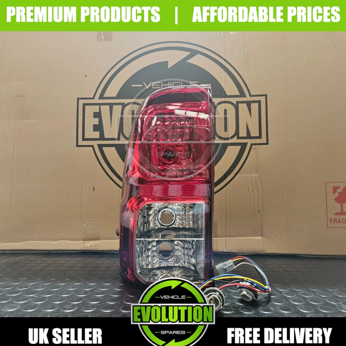 Rear Lights Tail Lamp Pair Right & Left back light For Toyota Hilux 2016-2020