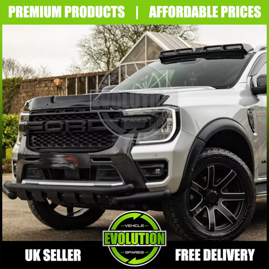 Gloss Black Roof Qaud Light Pod Bar LED Lamp Fits Ford Ranger 2023-2025 T9