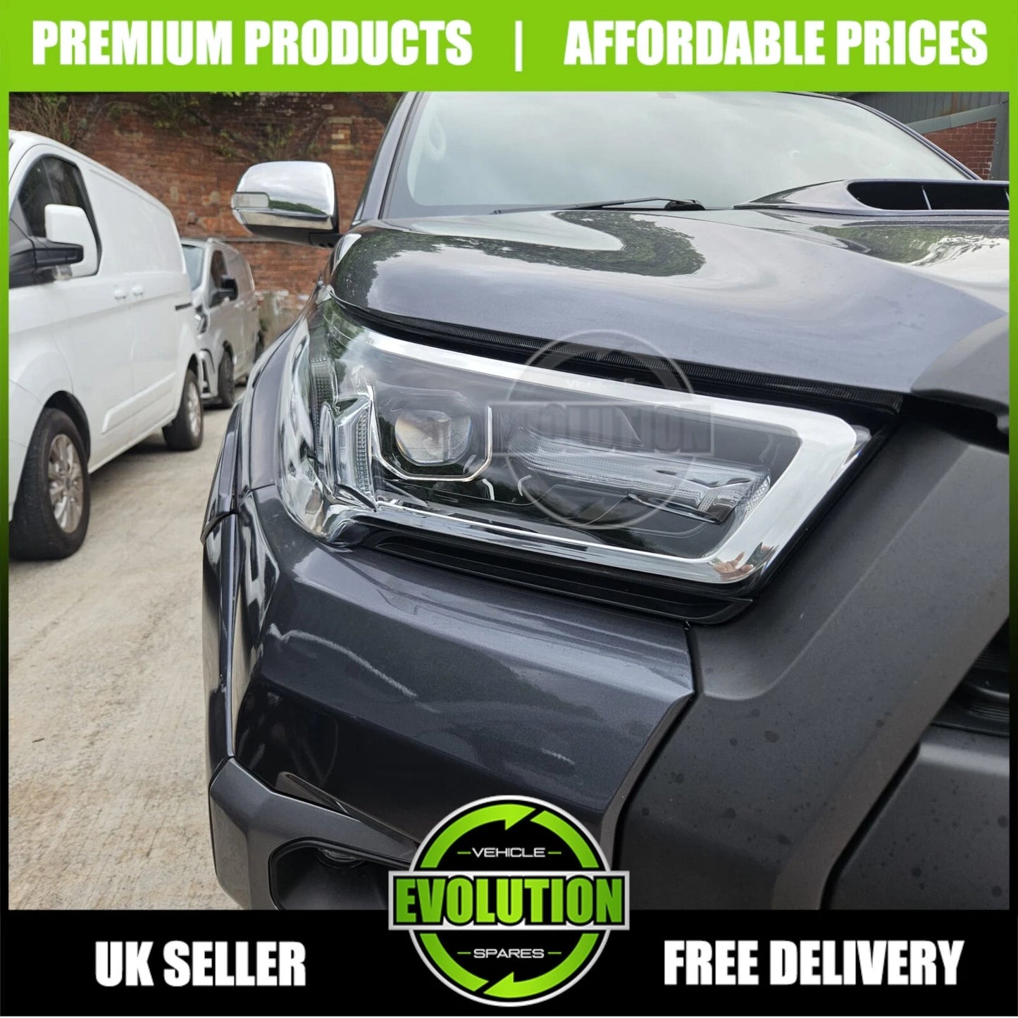 Headlight Headlamp Set Pair LED DRL Replacement Toyota Hilux 2020 on MK9