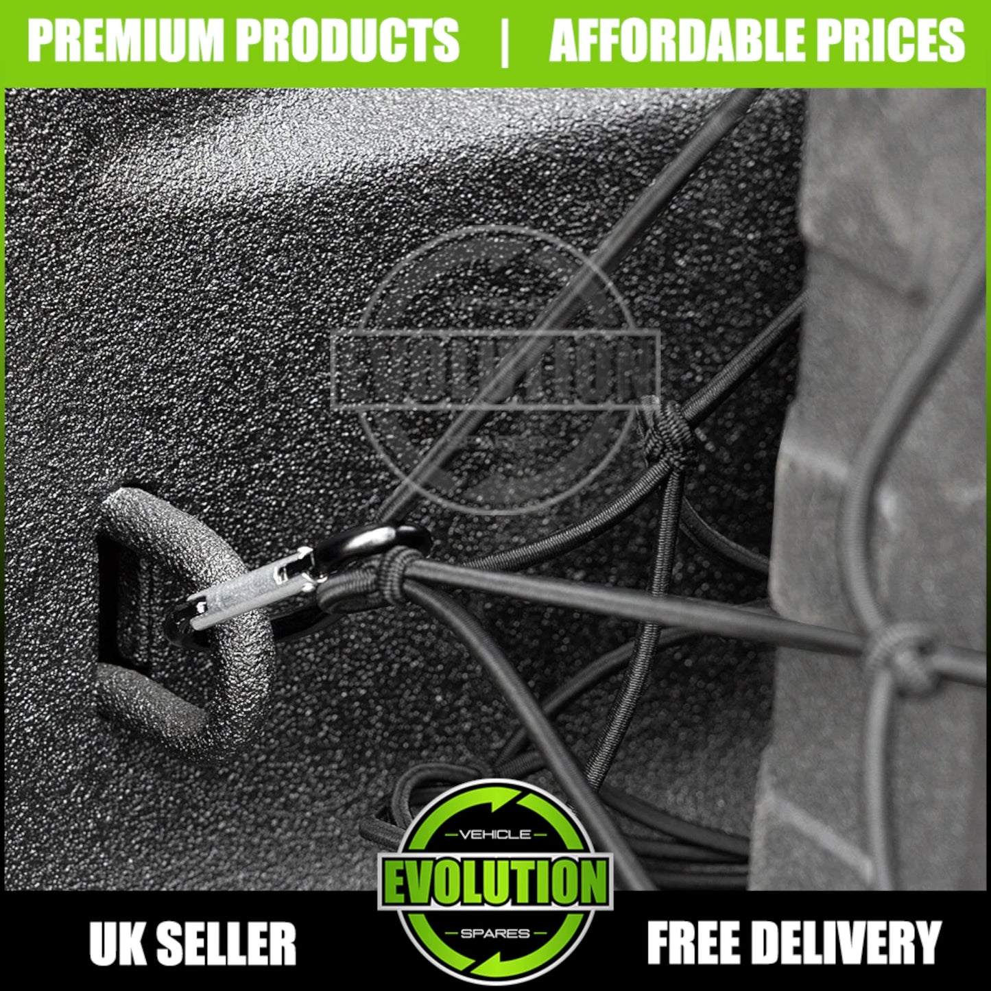 Large Cargo Net Nylon Elastic Mesh Luggage Pickup Fits VW Amarok 2010-2025