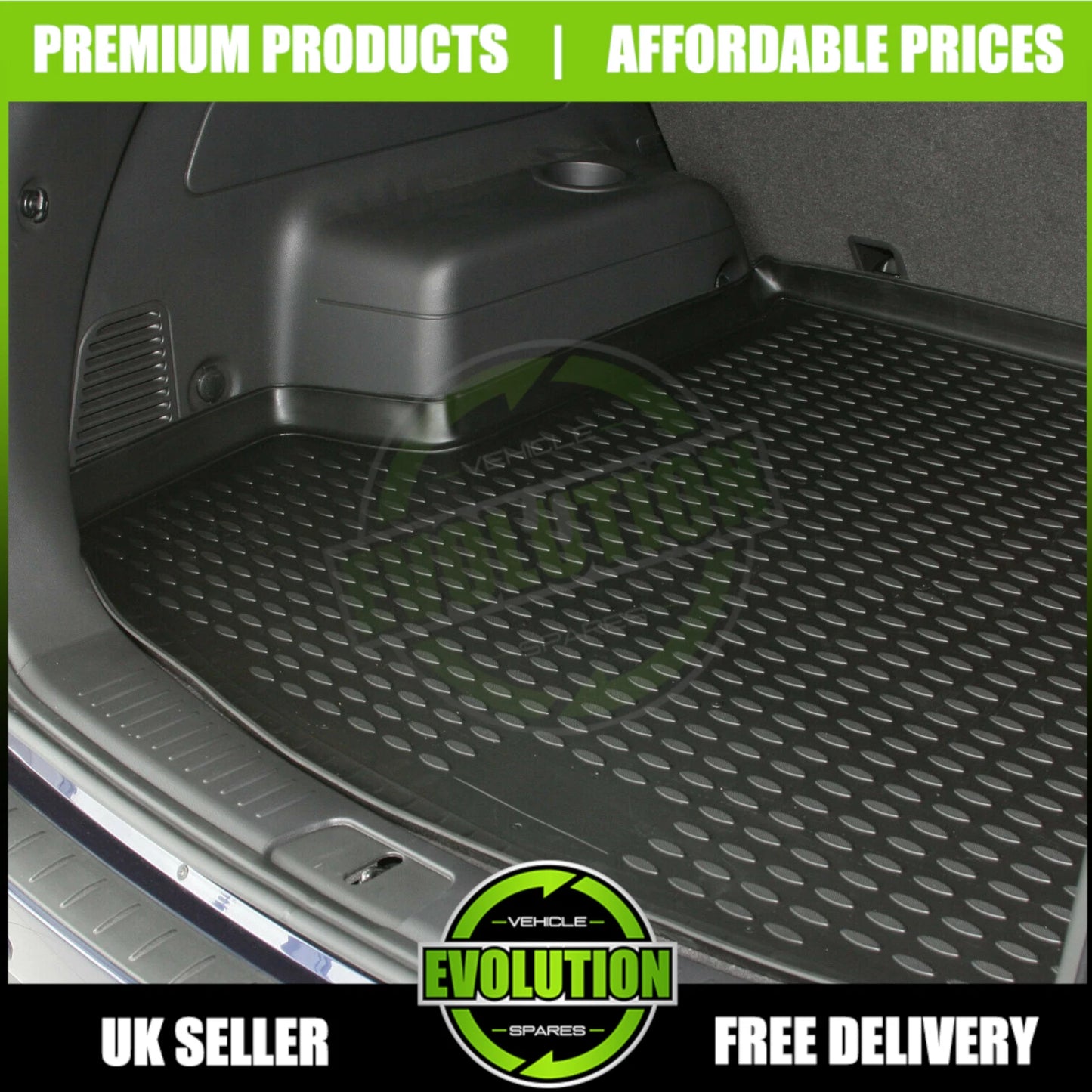 RUBBER BOOT LOAD LINER MAT PROTECTOR for MITSUBISHI L200 2005-2015